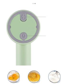 360Home Kabelloser elektrischer Schneebesen + zerkleinerer